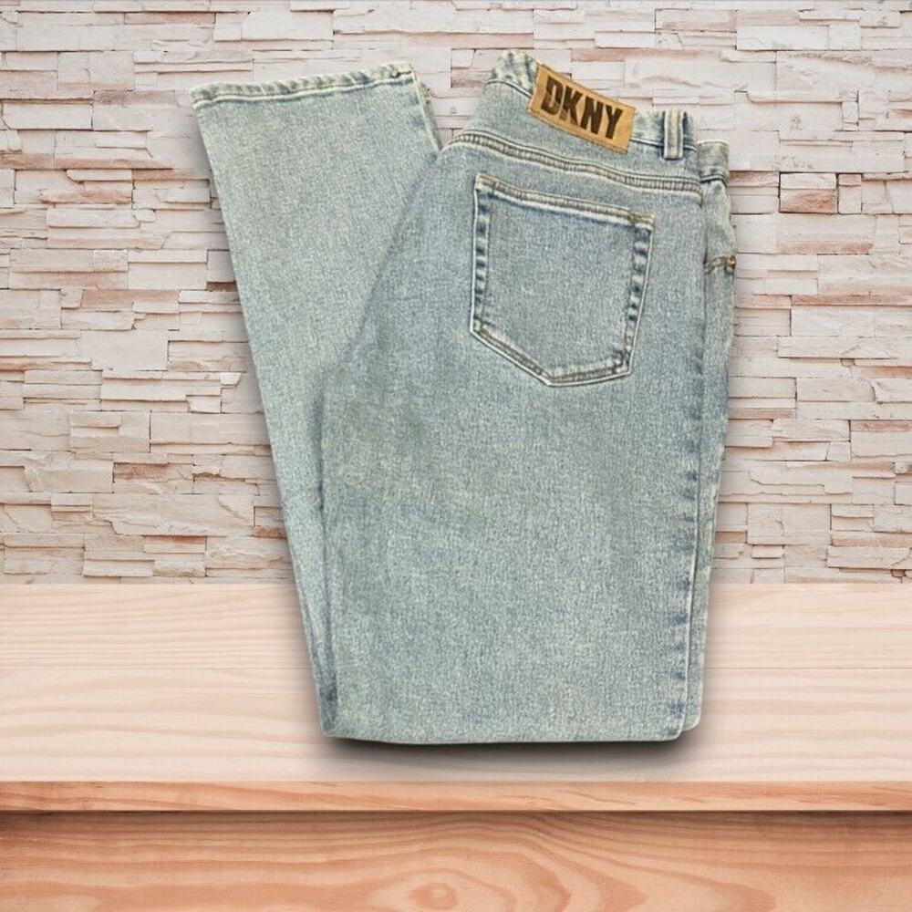 Vintage DKNY Medium Wash Denim Stretch Jeans Women's 30"x31" NWT